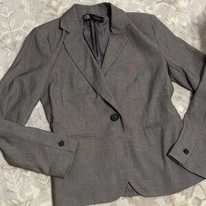 Zara Taupe Blazer